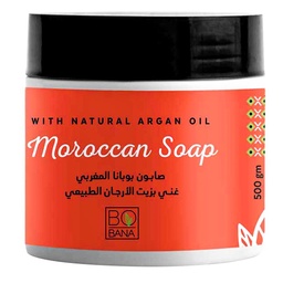 بوبانا صابون مغربى - Bobana Moroccan Soap (500g, ارجان)