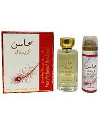 لطافة محاسن كريستال - Lattafa Mahasin Crystal EDP-W (100ml)