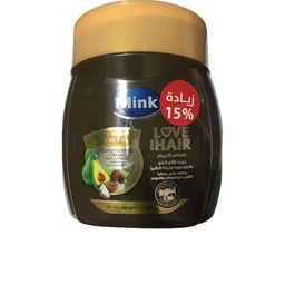 [6223003446161] مينك حمام كريم - Mink Hair mask (400ml, Avocado, More 15%)