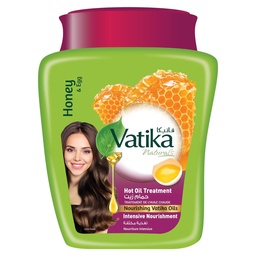 [6224000851132] فاتيكا حمام كريم عسل  - Vatika Hair Mask Honey (900g)