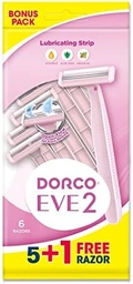 دوركو ايفى سيمبل 2 - Dorco Eve Simple 2 (5+1PC)