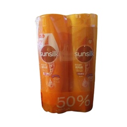 صانسيلك شامبو + بلسم اصلاح فورى خصم 50% - Sunsilk Shampoo &amp; Conditioner Instant Repair Offer 50% (360ml)