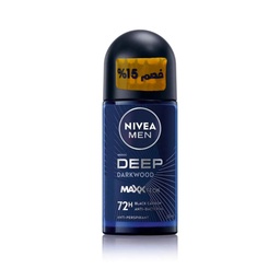نيفيا رول اون رجالى - Nivea Roll On Men (50ml, Deep Dark Wood, discount 15%)