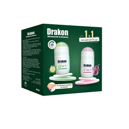 دراكون رول اون لولى باشون بيك&amp;بينك بابل - Drakon Roll On Passion Peak&amp;Pink Bubble 1+1 (50ml)