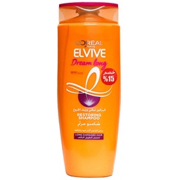 لوريال الفيف شامبو طول الاحلام - Loreal Elvive Shampoo Dream Long (600ml, خصم 15%)