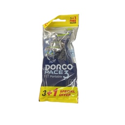 دوركو فيت بيس 3 - Dorco Fit Pace 3 (3+1PC)