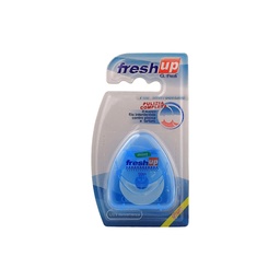 [6953186100016] فريش اب خيط اسنان - Fresh Up Dental Floss (50m, ازرق)