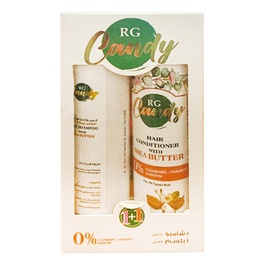 ار جى كاندى شامبو&amp;بلسم زبدة شيا - RG Candy Shampoo&amp;Conditioner Shea Butter (250ml+250ml)