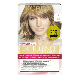 لوريال اكسيلنس صبغة خصم 15% - Loreal Excellence Color Discount 15% (48ml, اشقر 7)