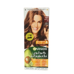 غارنية صبغة 7-6 بنى شوكولاتة نقى - Garnier Color 6-7 Pure Chocolate Brown Offer 15% (بنى شوكولا نقى 7-6)