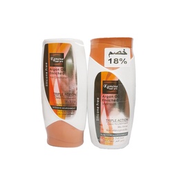 كامينا شامبو و بلسم ارجان - Kamena Shampoo &amp; Conditioner Argan Offer 18% (250ml+250ml)