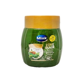 [6223003445034] مينك حمام كريم زيتون (حجم اكبر) - Mink Hair Mask Olive (500ml)
