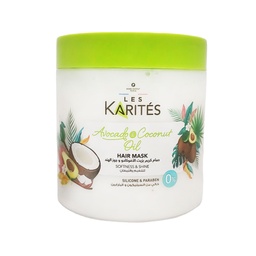 كاريتيه حمام كريم افوكادو و جوز هند - Karites Hair Mask Avocado &amp; Coconut (475ml)