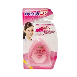 [6927236610008] فريش اب خيط اسنان روز - Fresh Up Dental Floss Rose (No:YX-01, 50m)