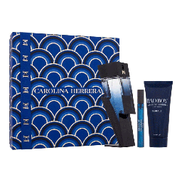كارولينا هريرا باد بوى كوبلت طقم - Carolina Herrera Bad Boy Cobalt Set EDP-M (100ml+100ml+10ml)