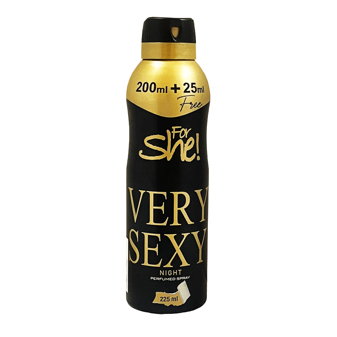 فور شى سبراى فيرى سكسى نايت - For She Spray Very Sexy Night (225ml)