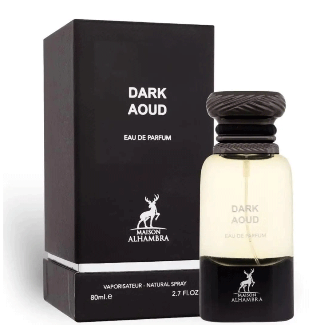 الهامبرا دارك عود - Alhambra Dark Aoud EDP-M&amp;W (80ml)