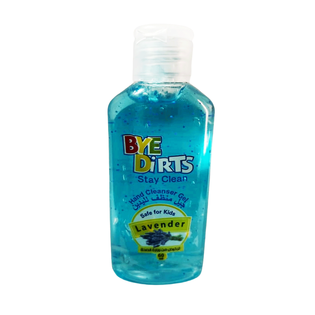 باى ديرتس هاند جل لافندر - Bye Dirts Hand Gel Lavender (60ml)