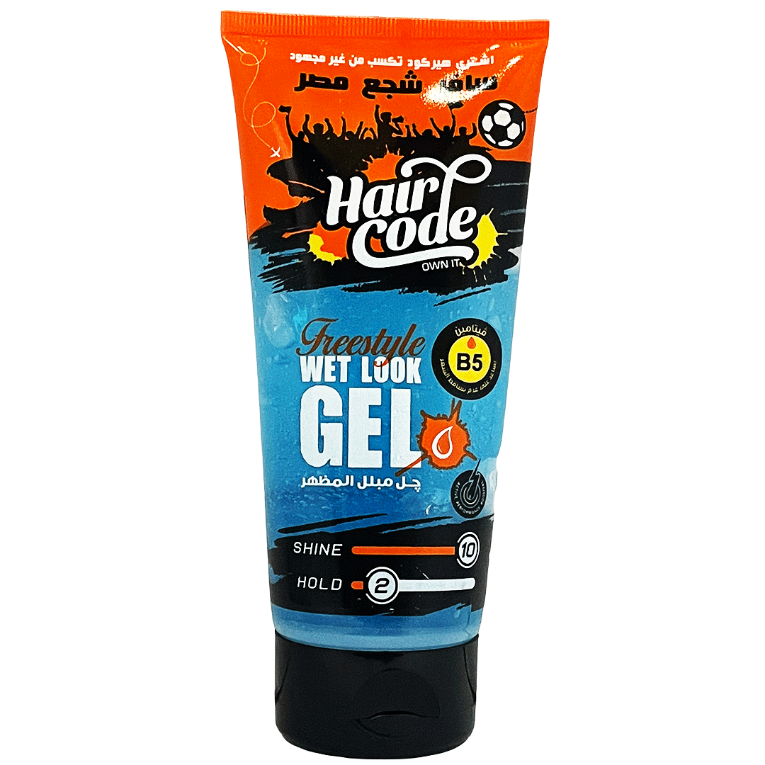 [6223002235506] هيركود جل ويت لوك - Haircode Gel Wet Look (185ml)