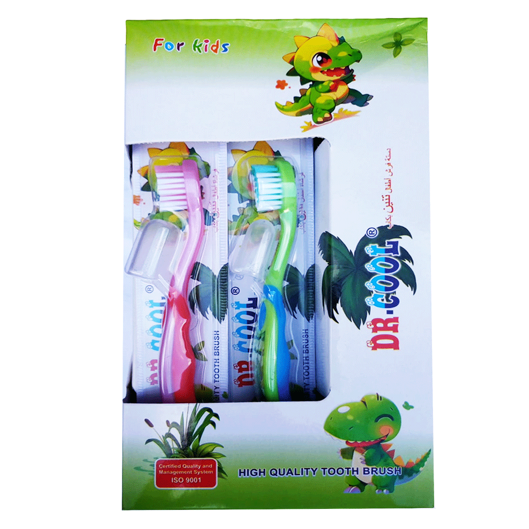 دكتور كول فرشاة اسنان اطفال - Dr.Cool Tooth Brush Adult Kids (No:P131)