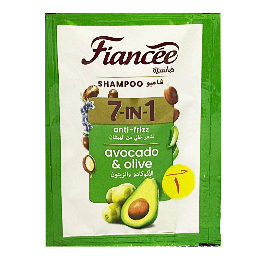 [6223002235148] فيانسيه شامبو 7×1 افوكادو &amp; زيتون - Fiancee Shampoo 7×1 Avocado &amp; Olive 5ml (480Psc) (5ml)