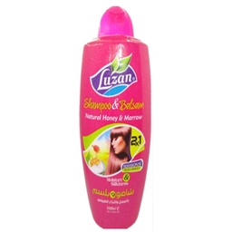 [6224008914501] لوزان شامبو&amp;بلسم - Luzan Shapoo&amp;Balsam (1L, Honey&amp;Marrow)