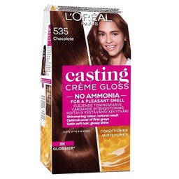 لوريال صبغة - Loreal Color (كاستينج, 48ml, بدون, بنى ذهبى فاتح ارجوانى 535)